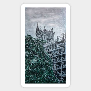 Notre Dame de Paris painting Sticker